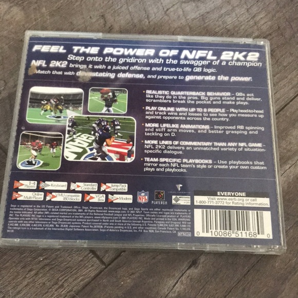 Sega Dreamcast NFL 2K2 - Picture 4 of 4